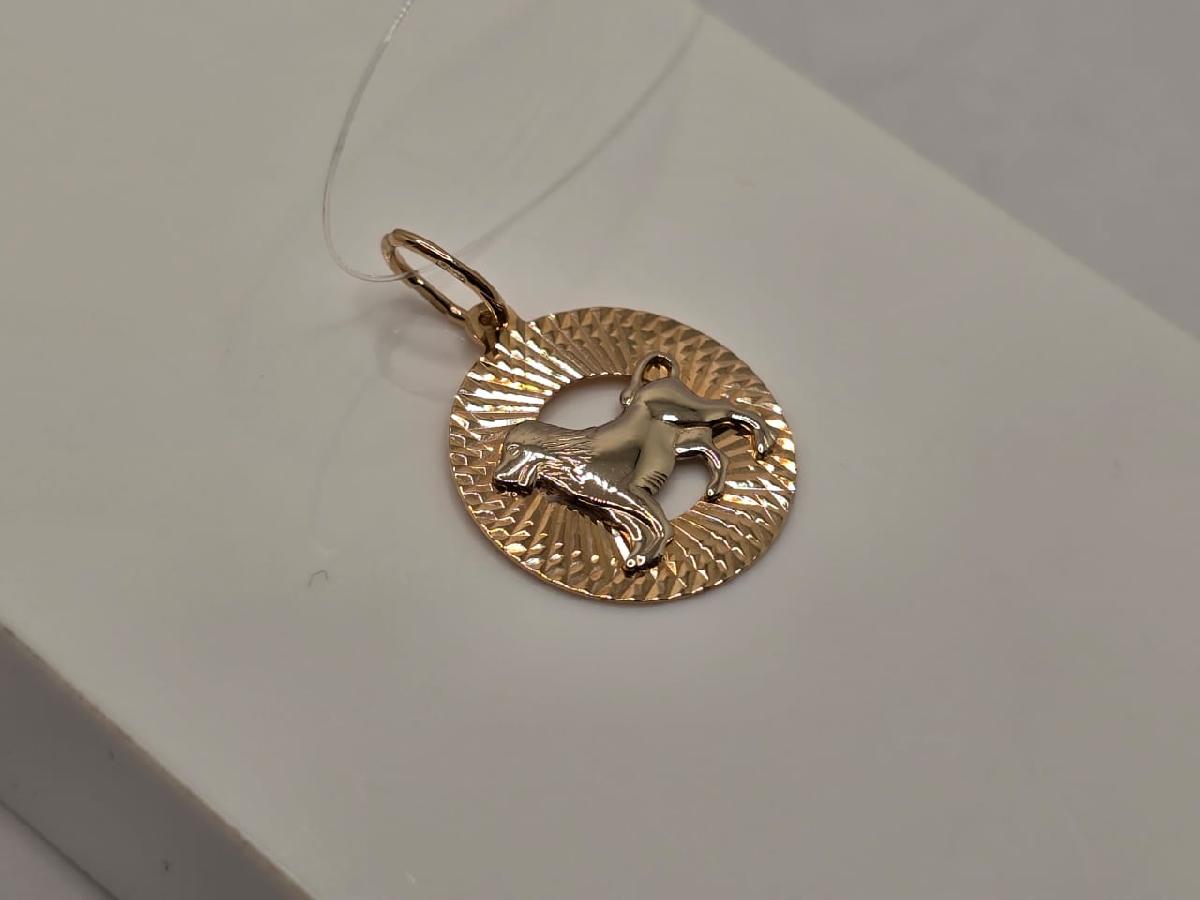 ПОДВЕСКА ЗНАК ЗОДИАКА ЛЕВ (Au 585)