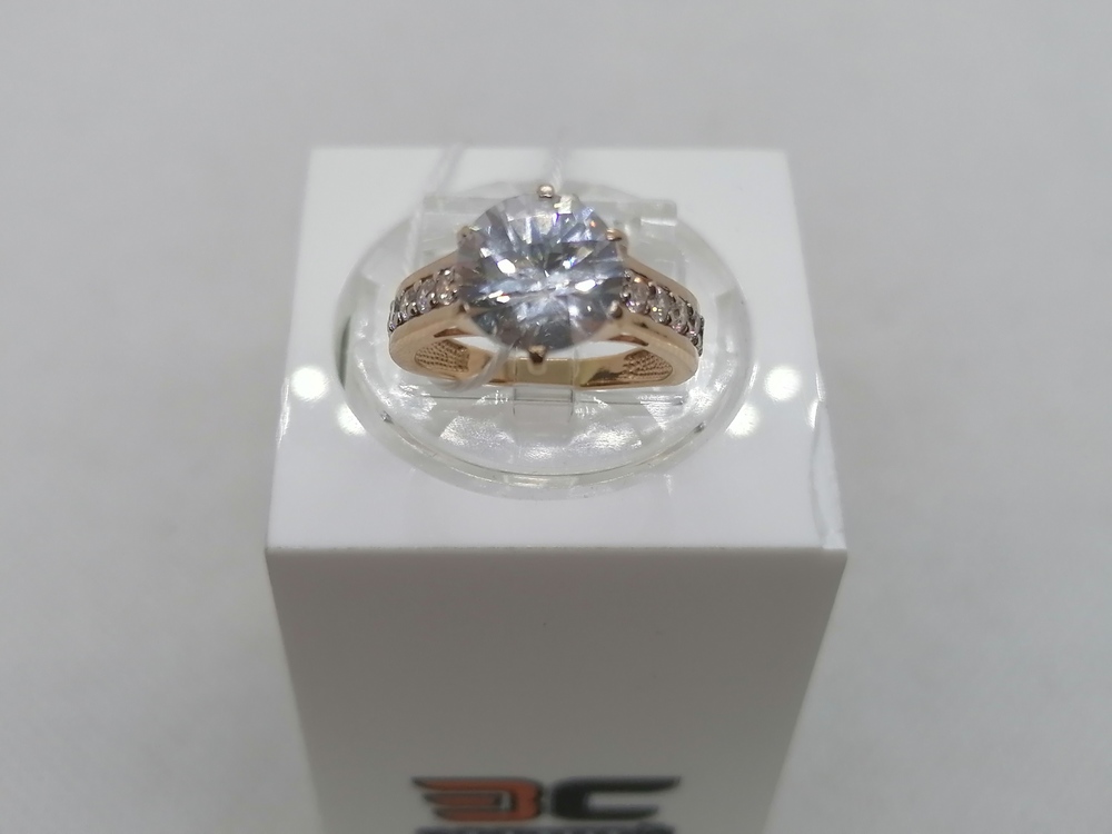 КОЛКМИ585 КОЛЬЦО С КАМНЯМИ (Au 585)