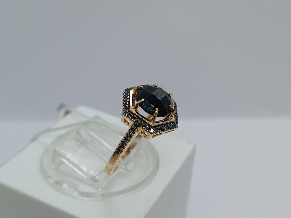 КОЛКМИ585 КОЛЬЦО С КАМНЯМИ (Au 585)