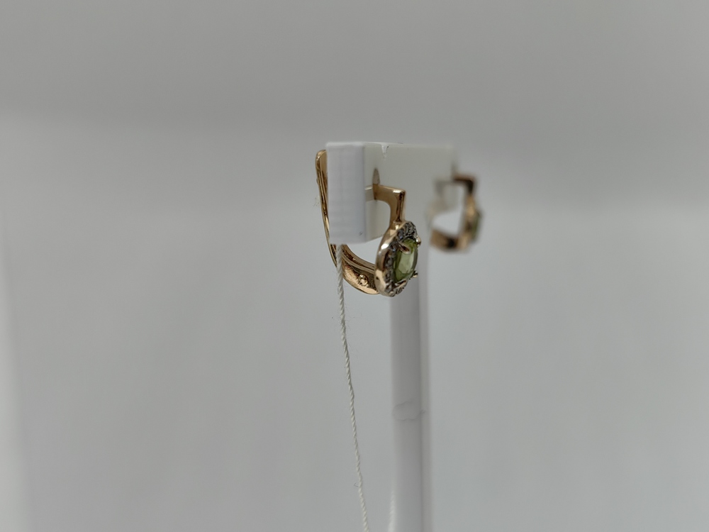 СЕРЬГИ С КАМНЯМИ (Au 585)