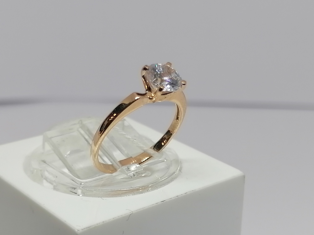 КОЛЬЦО С КАМНЕМ (Au 585)