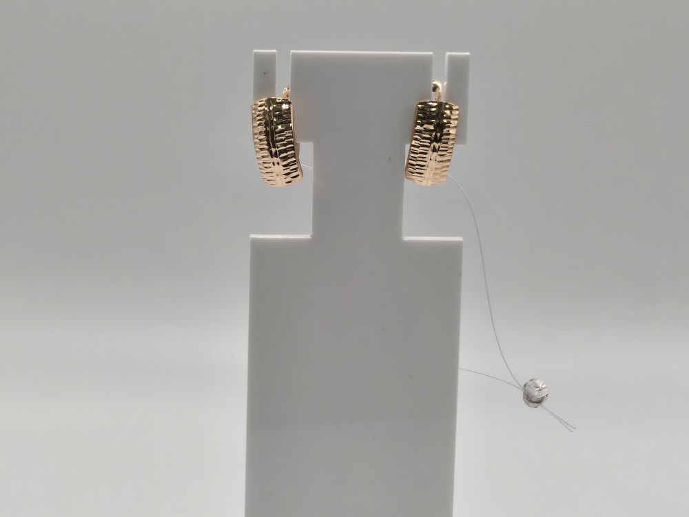 СЕРЬГИ БЕЗ КАМНЯ (Au 585)