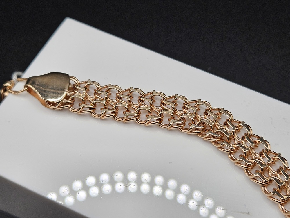 БРАСЛЕТ ПОЛНОВЕСНЫЙ Фантазия Au 585