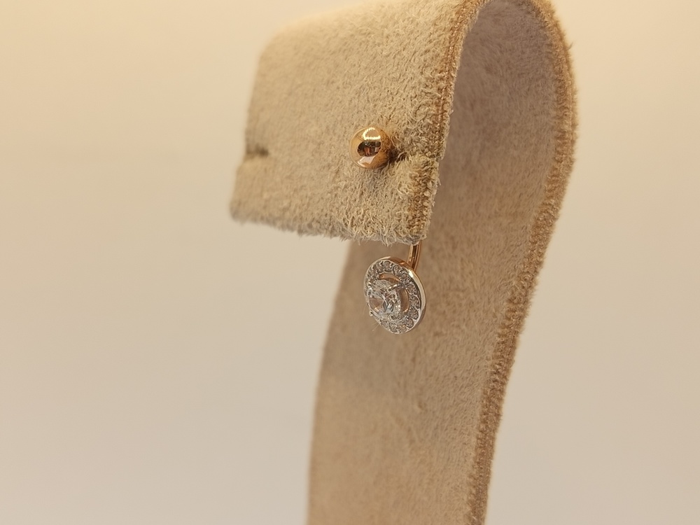 060213 ПИРСИНГ С КАМНЯМИ (Au 585)