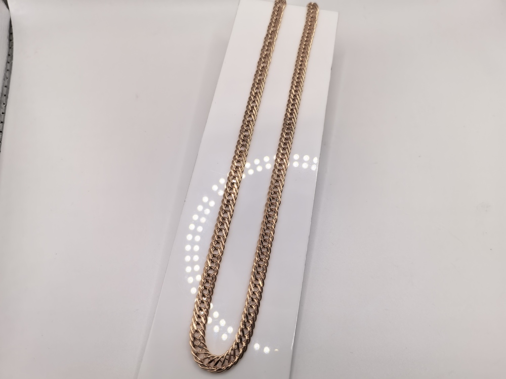 ЦЕПЬ ПУСТОТЕЛАЯ Ромб тройной (Au 585)