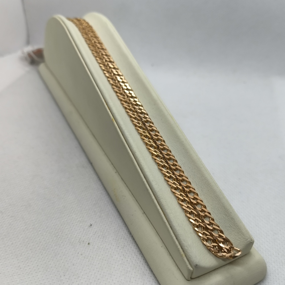 ЦЛР2585 ЦЕПЬ ПОЛНОВЕСНАЯ Ромб двойной (Au 585)