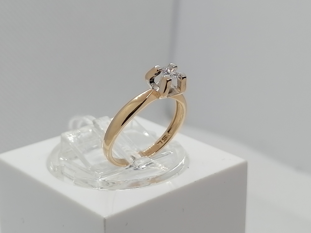 КОЛЬЦО БРИЛЛИАНТ Au 585