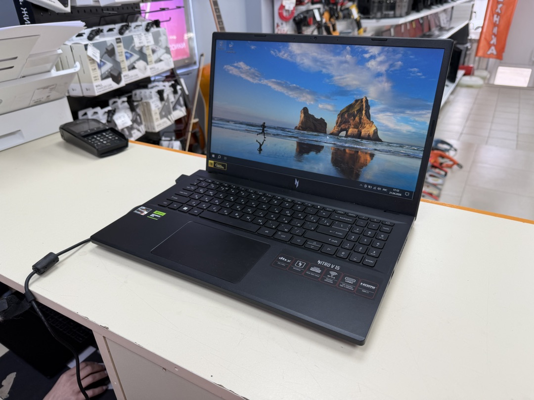 Ноутбук Acer Nitro 5; Ryzen 5 6600H, GeForce RTX 3050, 16 Гб, 512 GB, Нет