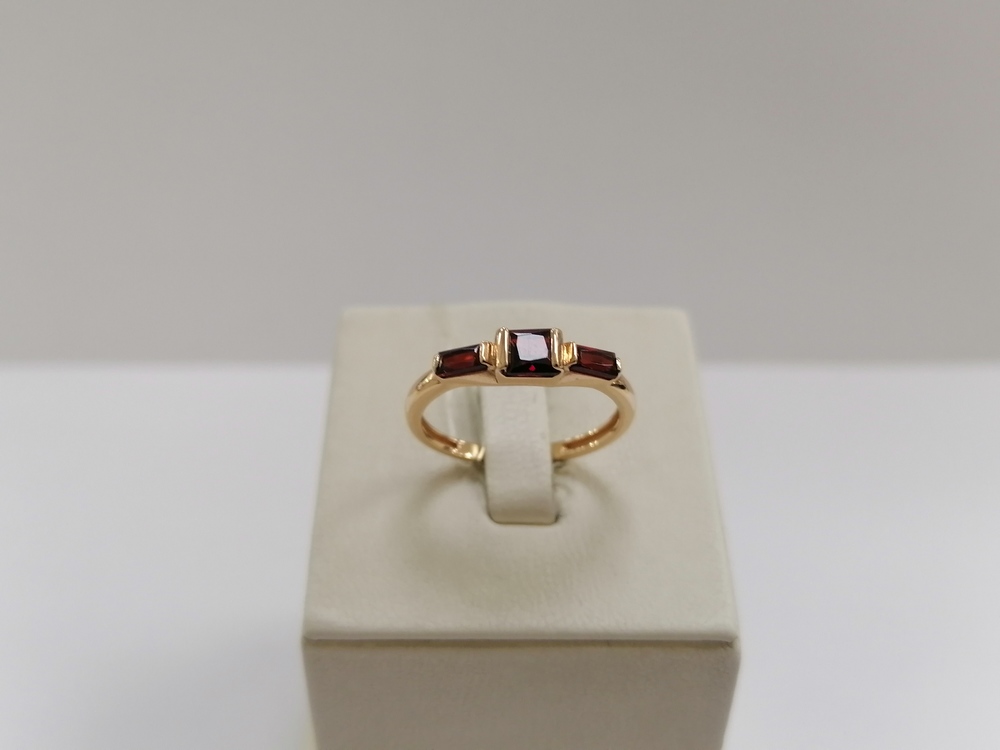 023191-1350 КОЛЬЦО ГРАНАТ (Au 585)