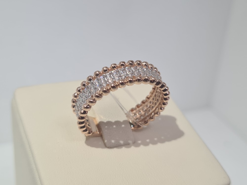 04-61-0274-00 КОЛЬЦО С КАМНЯМИ (Au 585)