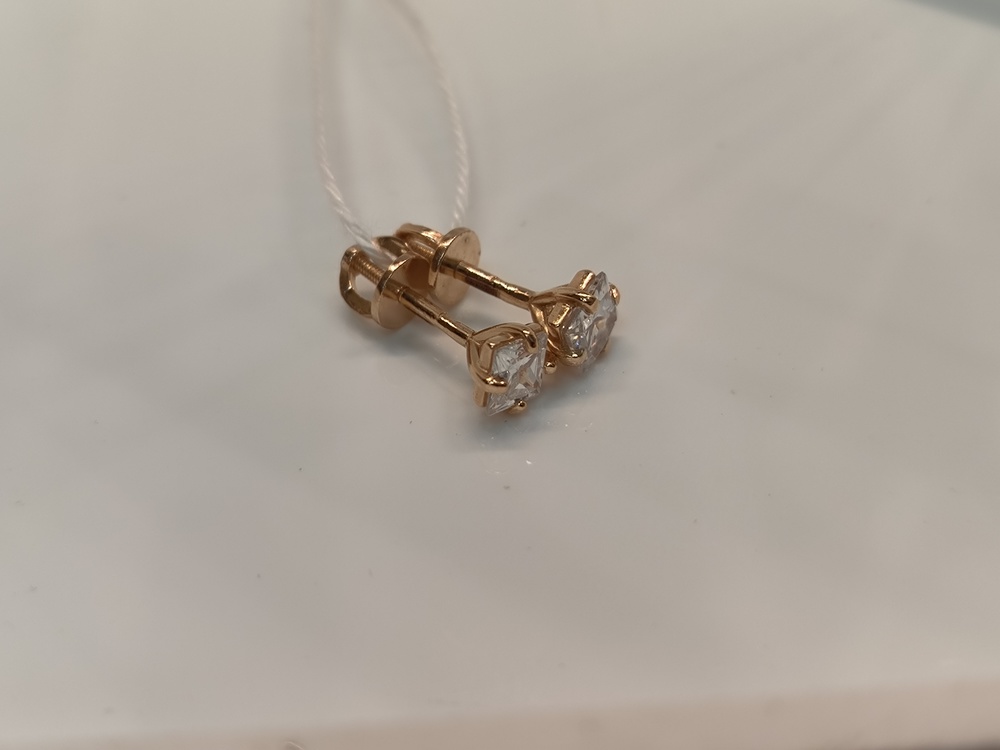 СЕРЬГИ ПУСЕТЫ (Au 585)