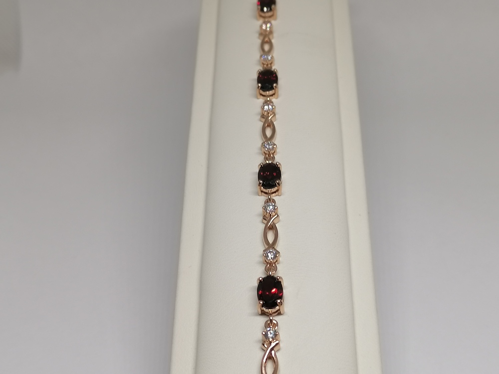 БРАСЛЕТ С КАМНЯМИ (Au 585)