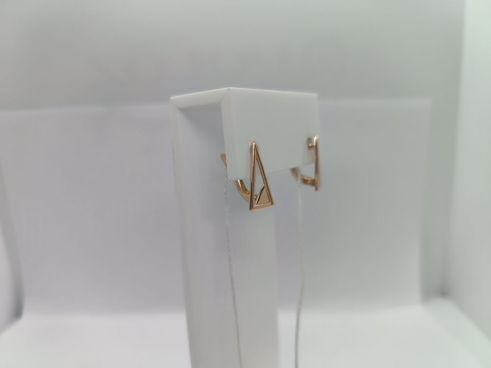 СЕРЬГИ БЕЗ КАМНЯ (Au 585)