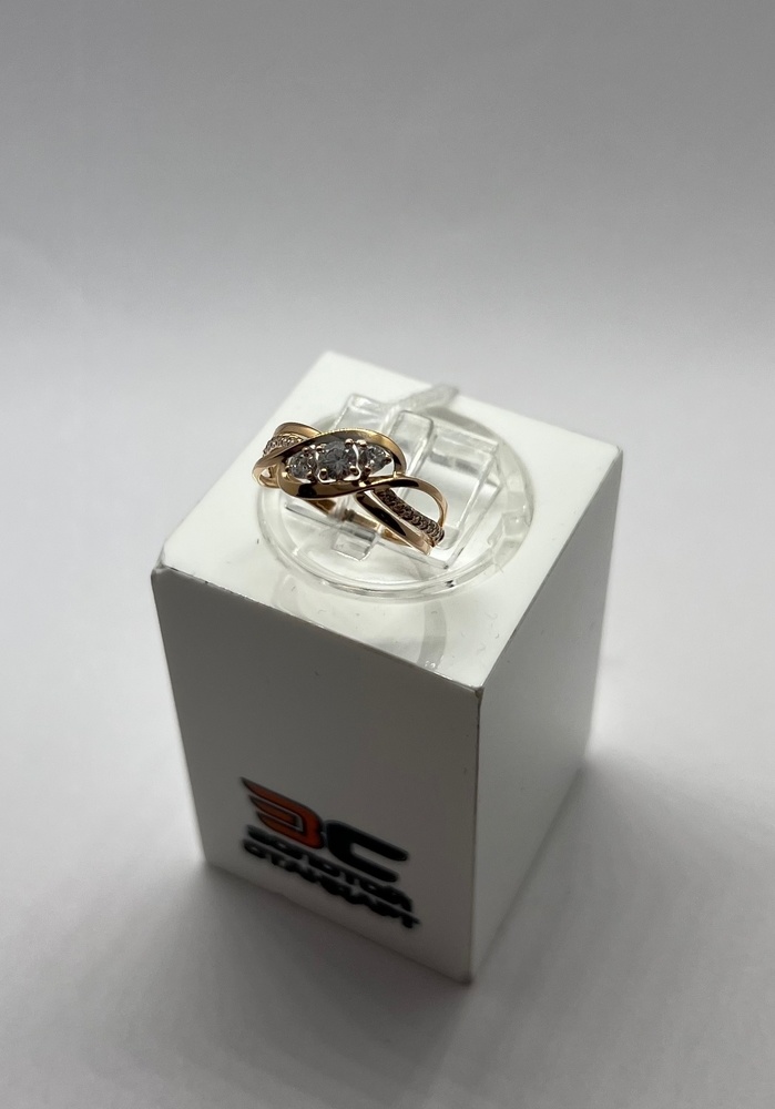 КОЛКМИ585 КОЛЬЦО С КАМНЯМИ (Au 585)