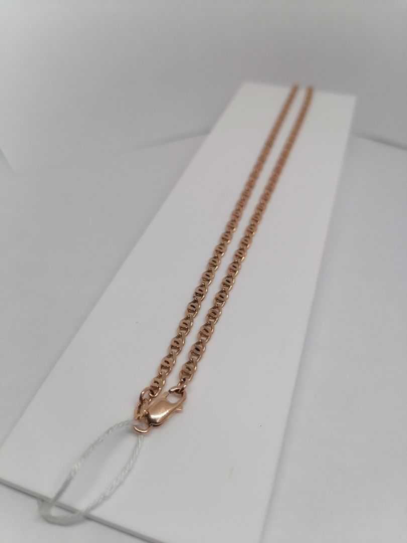 ЦЕПЬ ПОЛНОВЕСНАЯ Птичий глаз(глаз пантеры) (Au 585)