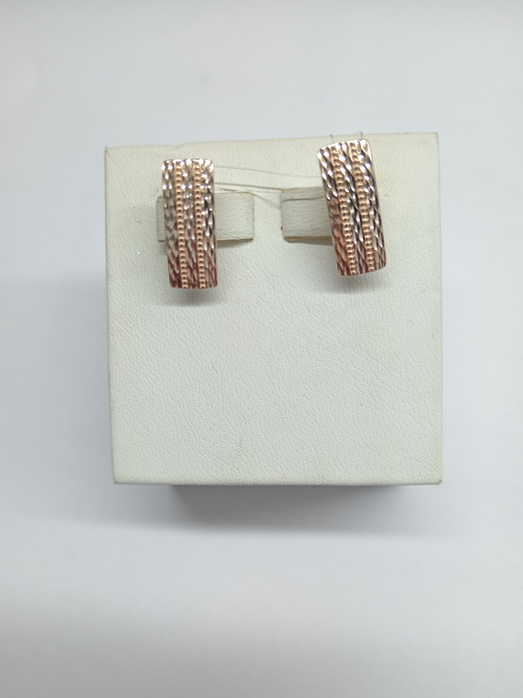 СЕРЬГИ БЕЗ КАМНЯ (Au 585)