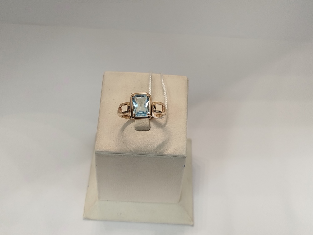 КОЛКМ585 КОЛЬЦО С КАМНЕМ (Au 585)