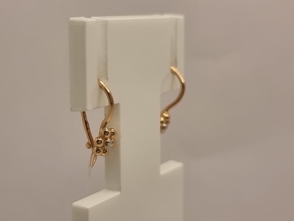 51-120-00499-1 СЕРЬГИ С ПЕТЕЛЬКОЙ (Au 585)