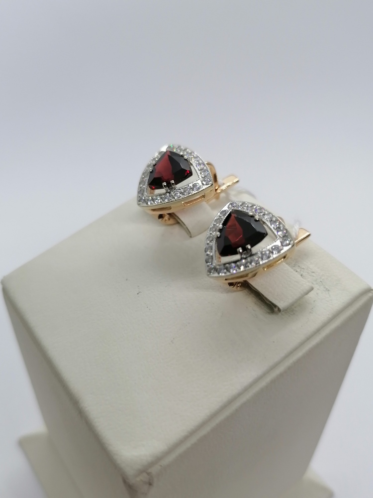 СЕРЬГИ С КАМНЯМИ (Au 585)