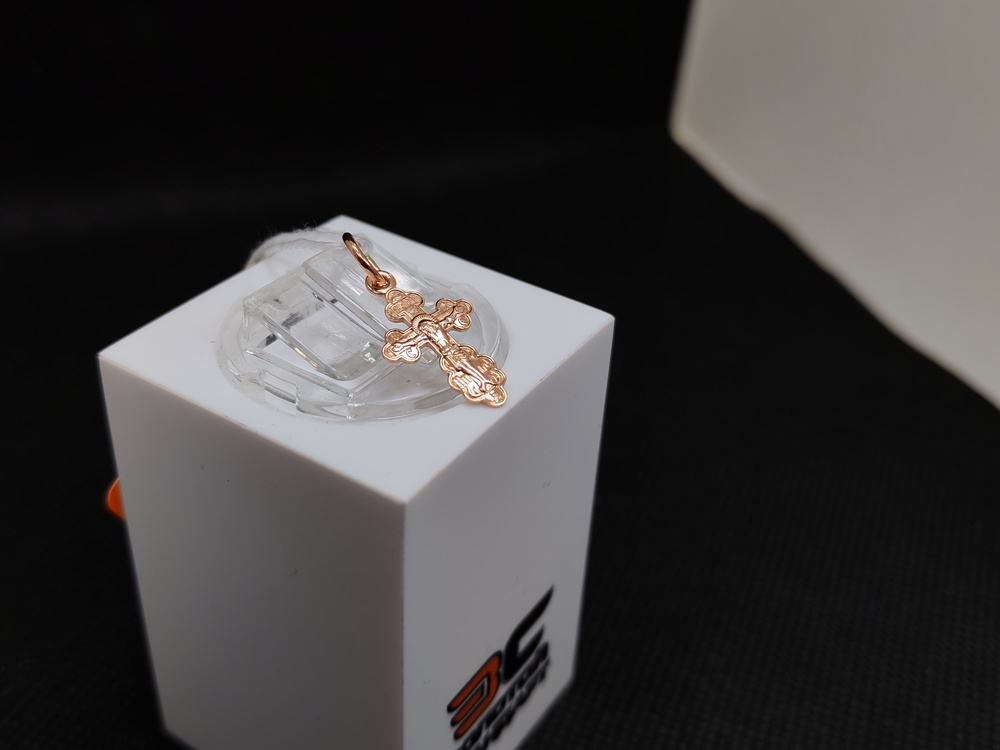 ПОДКБК585 ПОДВЕСКА КРЕСТ БЕЗ КАМНЯ (Au 585)