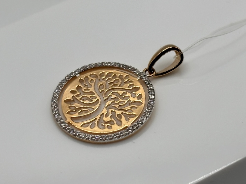 ПОДВЕСКА С КАМНЯМИ (Au 585)