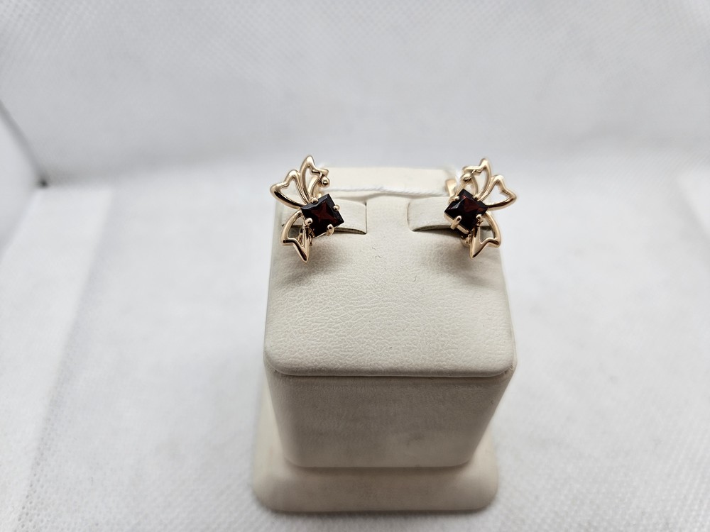 СЕРЬГИ С КАМНЕМ (Au 585)