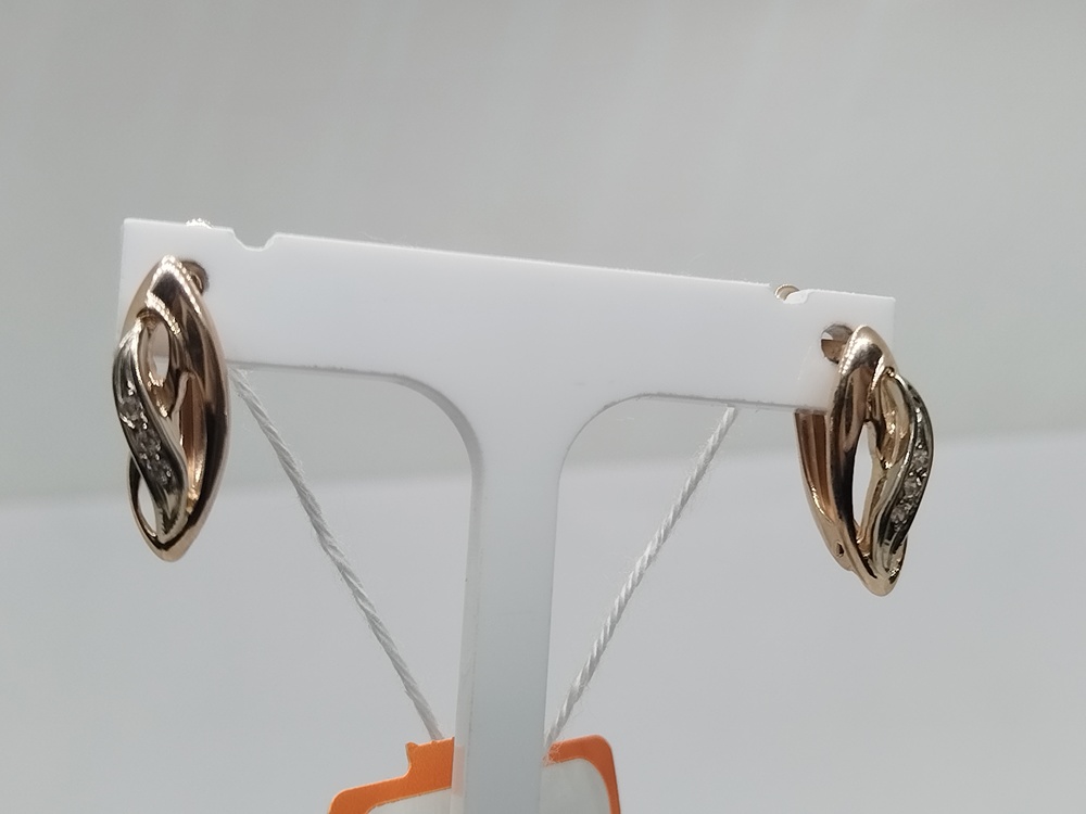 СЕРЬГИ С КАМНЯМИ (Au 585)