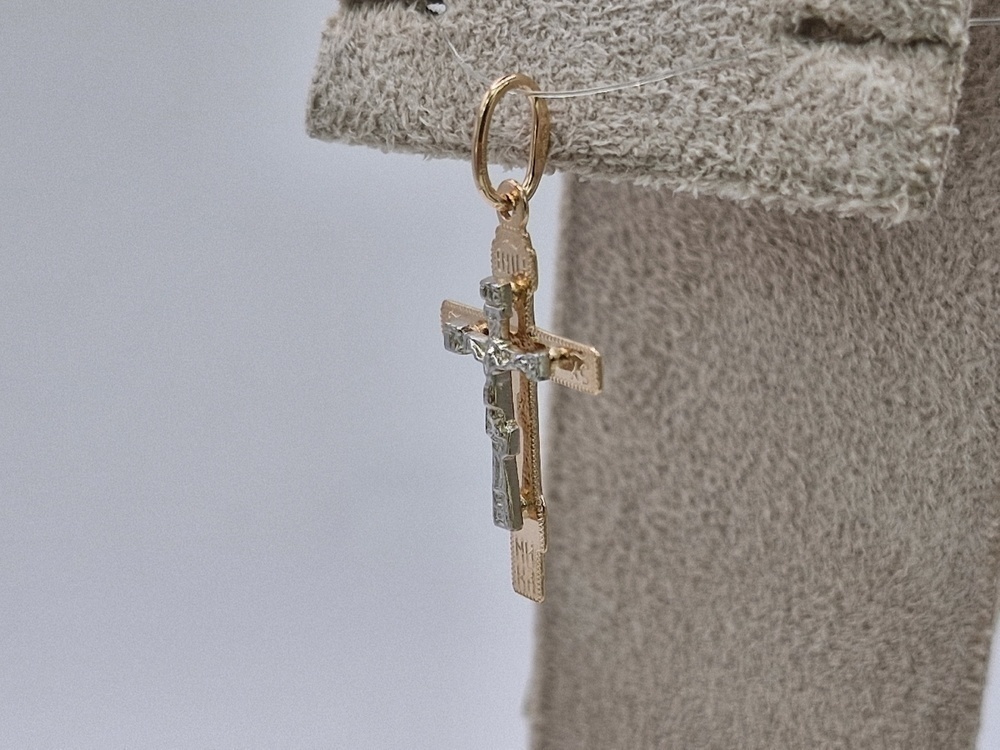 ПОДВЕСКА КРЕСТ (Au 585)