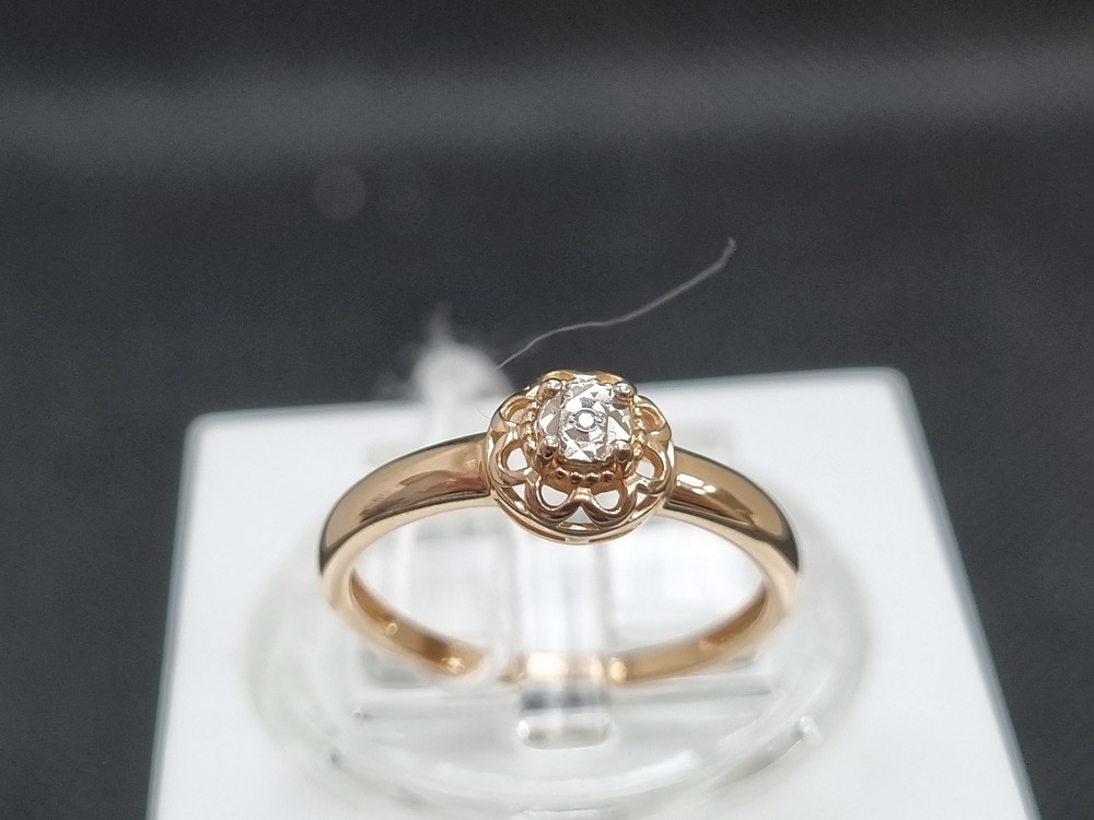 КОЛЬЦО БРИЛЛИАНТ Au 585