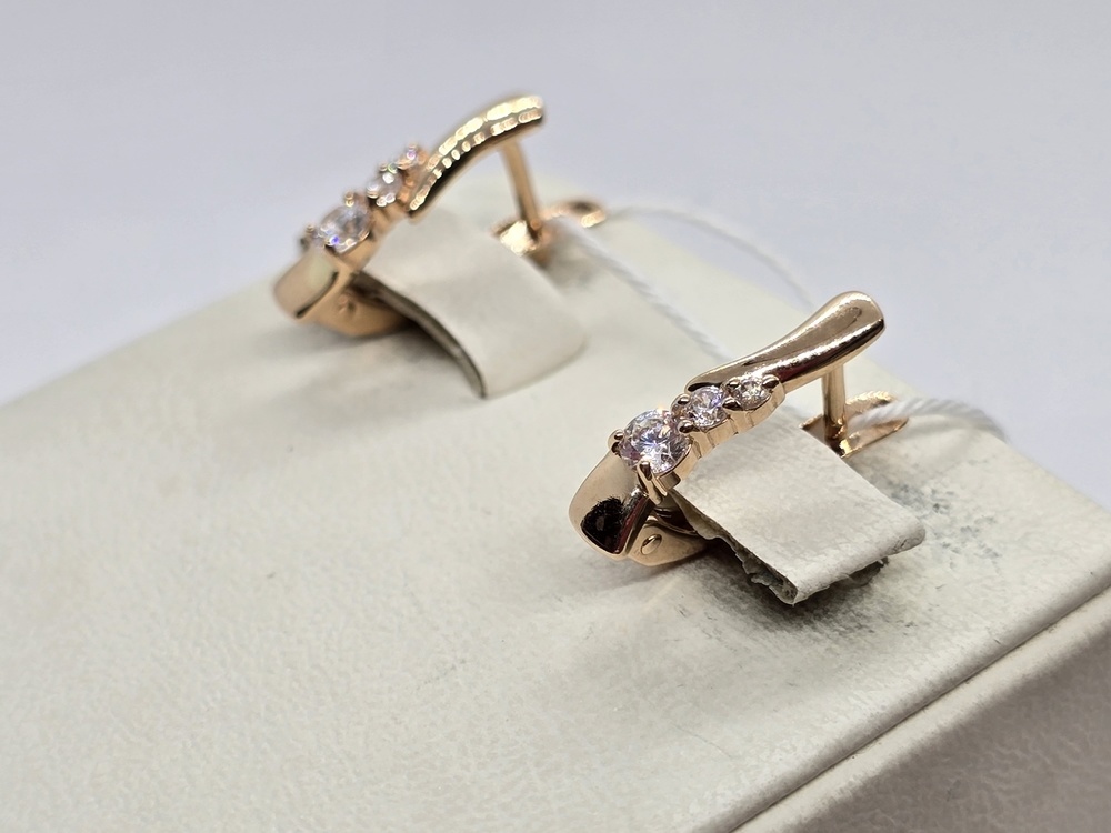 СЕРЬГИ С КАМНЯМИ (Au 585)