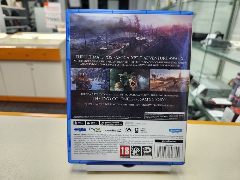 Игра Playstation 5 Metro Exodus