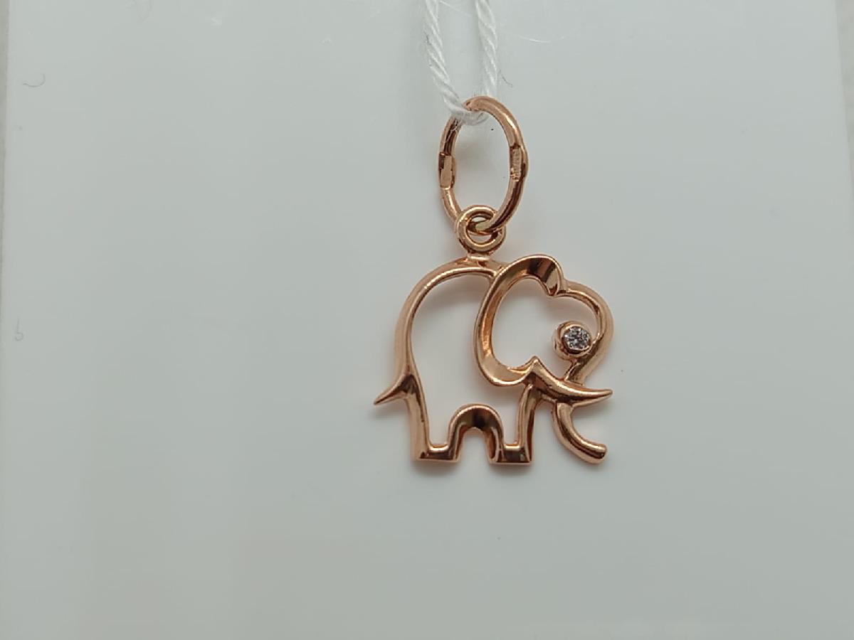 ПОДВЕСКА С КАМНЕМ (Au 585)