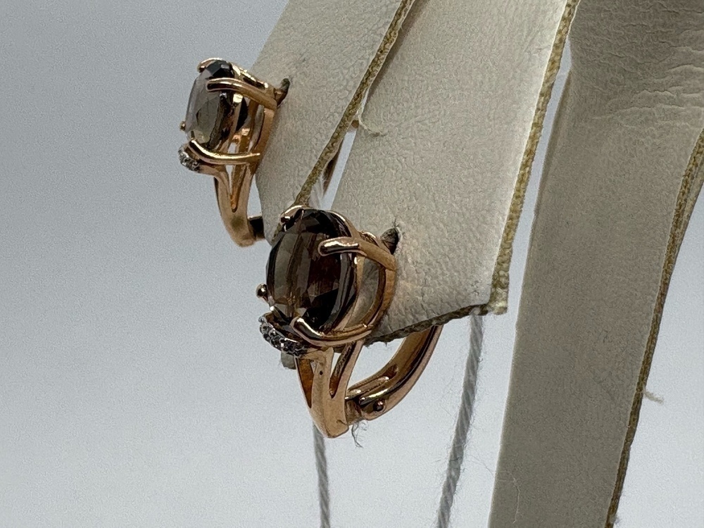 СЕРЬГИ С КАМНЯМИ (Au 585)