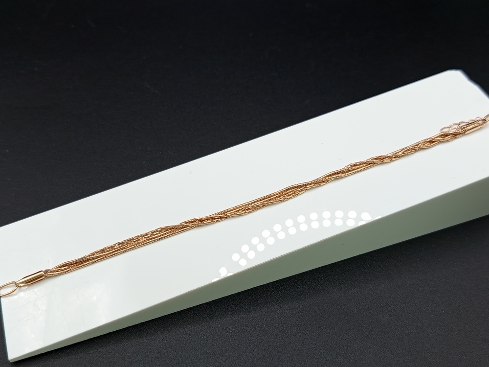 БРАСЛЕТ ПОЛНОВЕСНЫЙ Фантазия Au 585