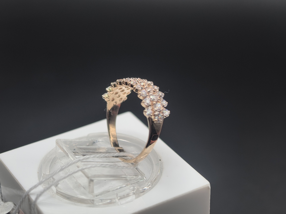 КОЛКМИ585 КОЛЬЦО С КАМНЯМИ (Au 585)