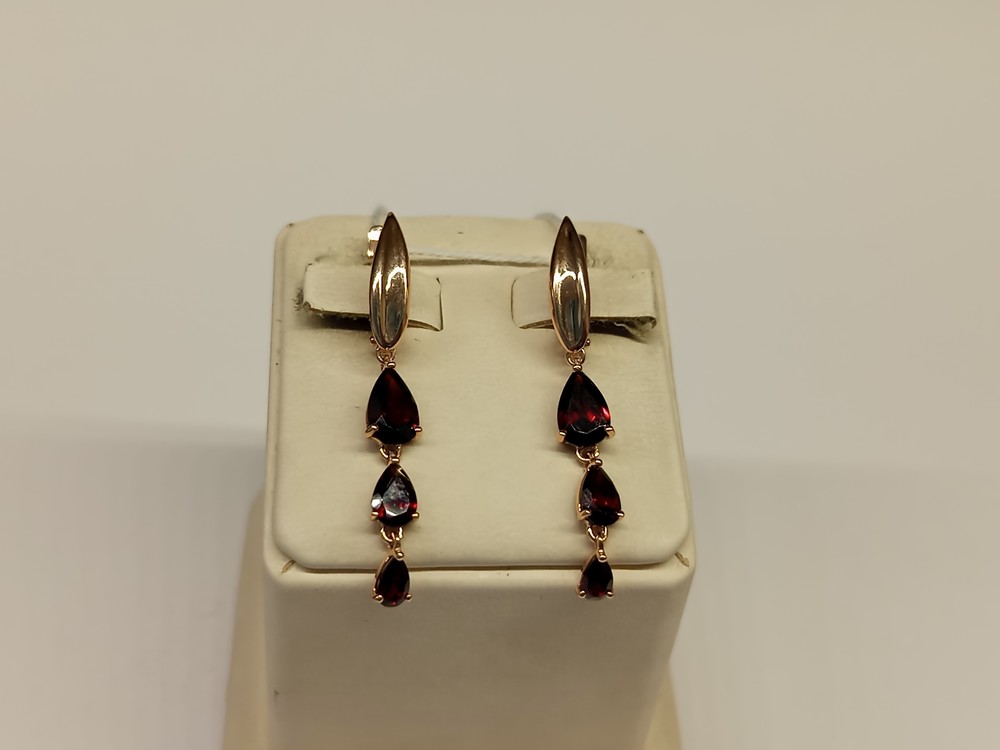 СЕРЬГИ С КАМНЯМИ (Au 585)