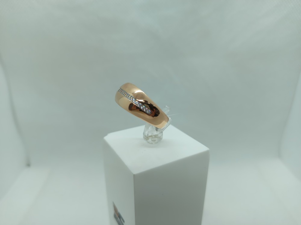 КОЛЬЦО С КАМНЯМИ (Au 585)