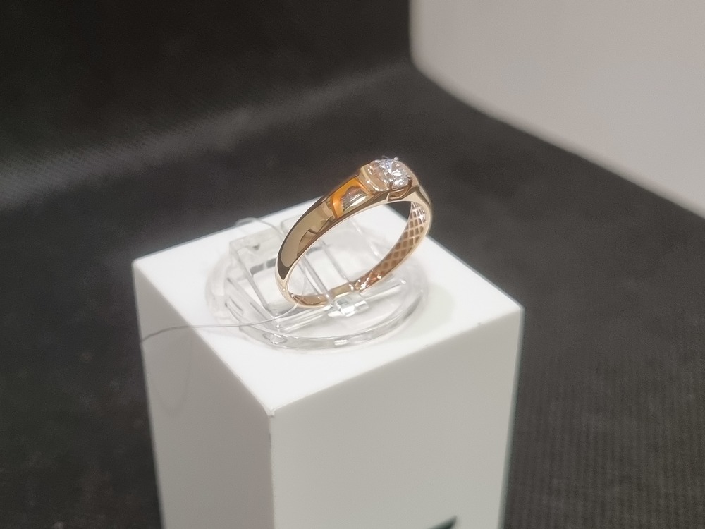 КОЛЬЦО С КАМНЕМ (Au 585)