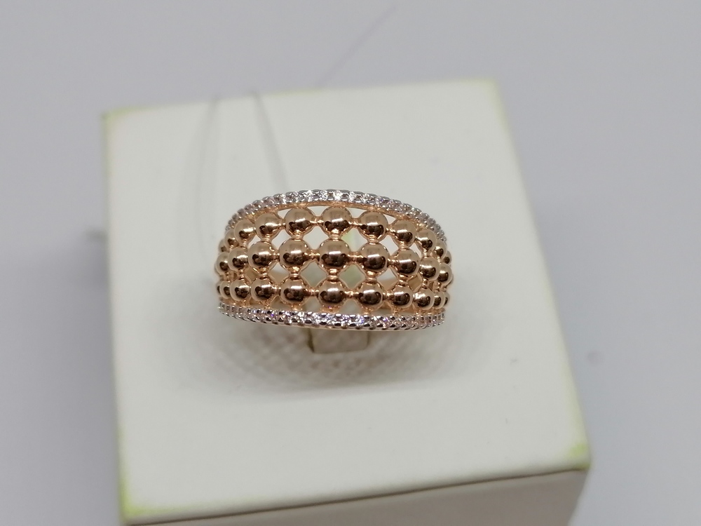 04-61-0271-00 КОЛЬЦО С КАМНЯМИ (Au 585)