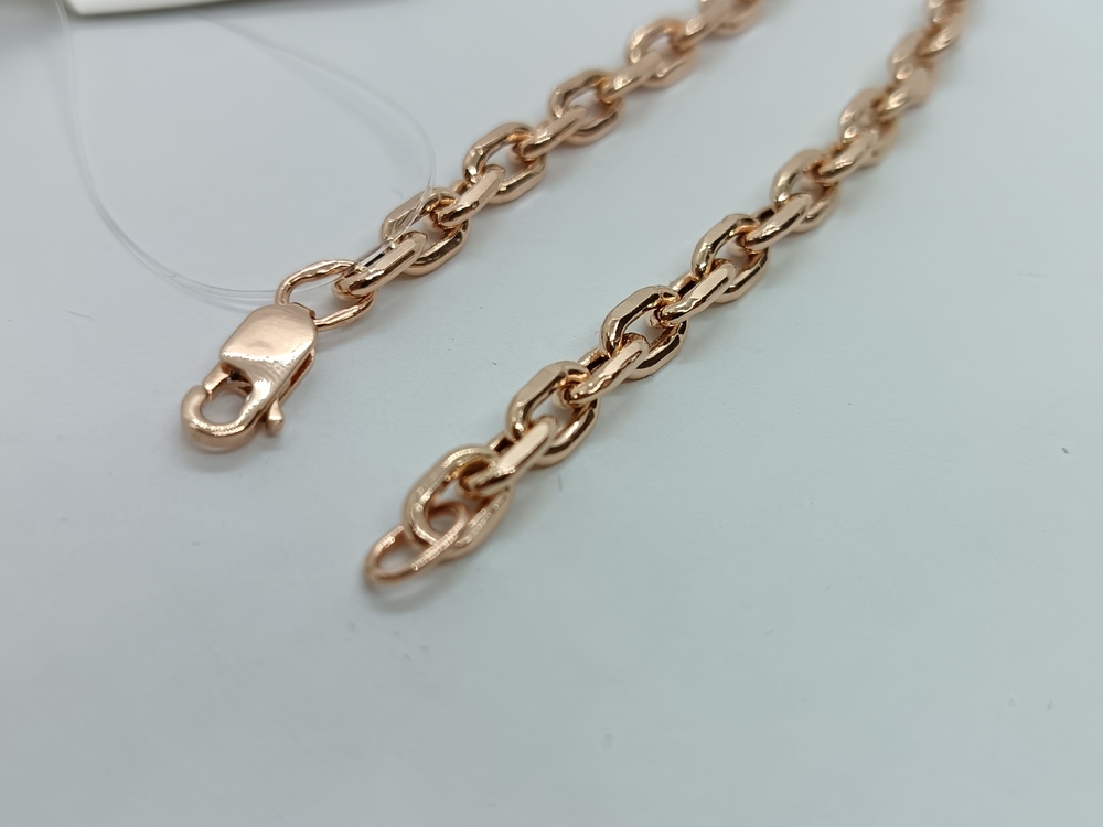 БРАСЛЕТ ПУСТОТЕЛЫЙ Якорное (Au 585)