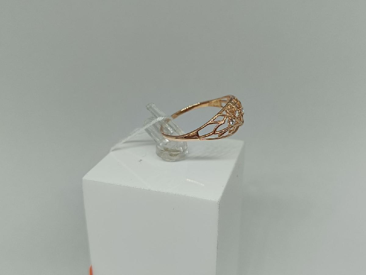 КОЛЬЦО С КАМНЯМИ (Au 585)