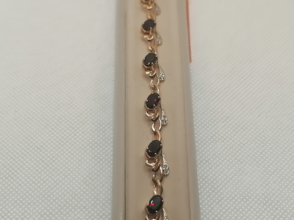 БРАСЛЕТ С КАМНЯМИ (Au 585)