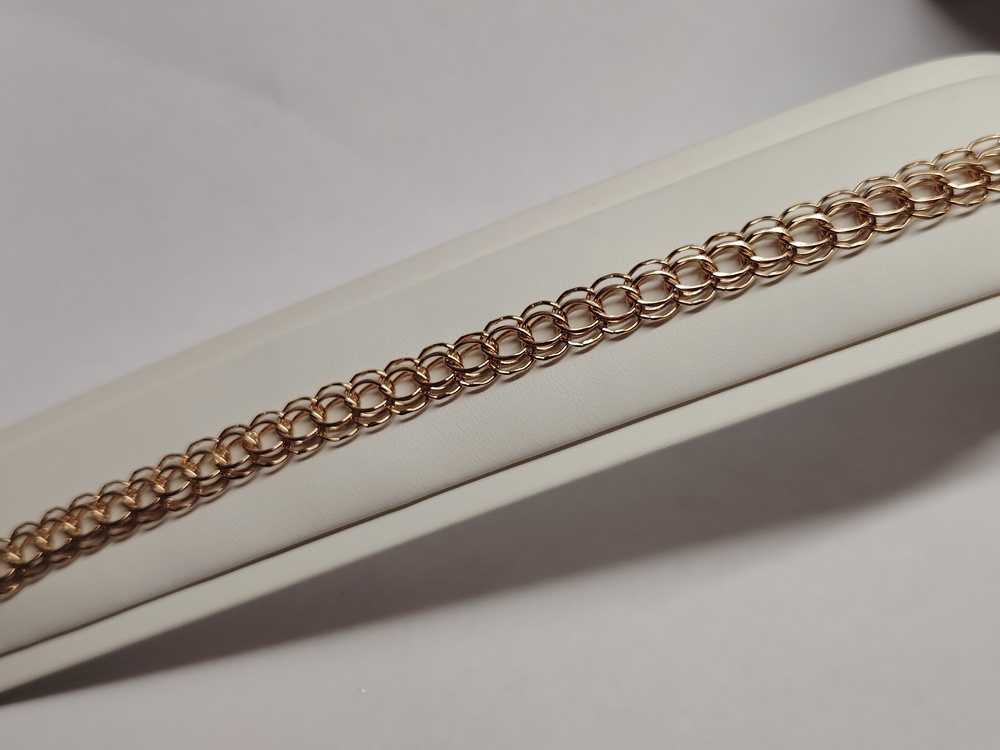 БРАСЛЕТ ПОЛНОВЕСНЫЙ Итальянка Au 585