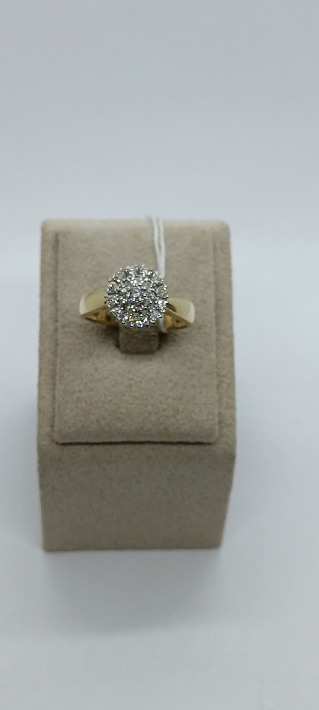 КОЛЬЦО БРИЛЛИАНТ Au 585