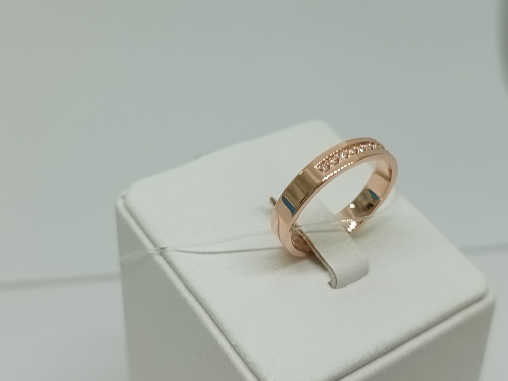 КОЛЬЦО Обручальное БРИЛЛИАНТ (Au 585)