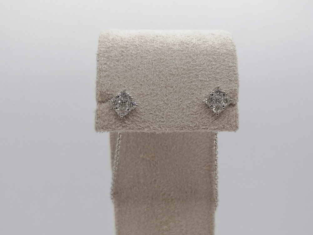 СЕРЬГИ ПРОДЕВКИ с камнями (Au 585)