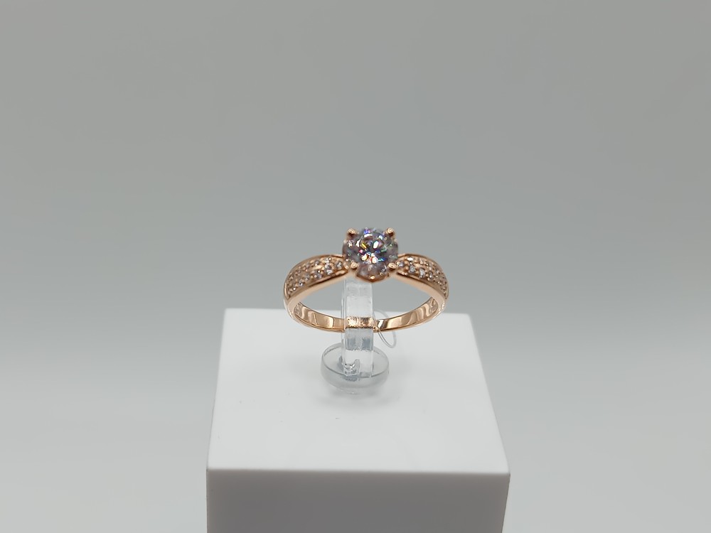 КОЛЬЦО С КАМНЯМИ (Au 585)