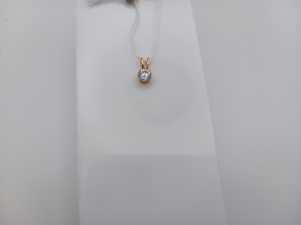 ПОДКМ585 ПОДВЕСКА С КАМНЕМ (Au 585)