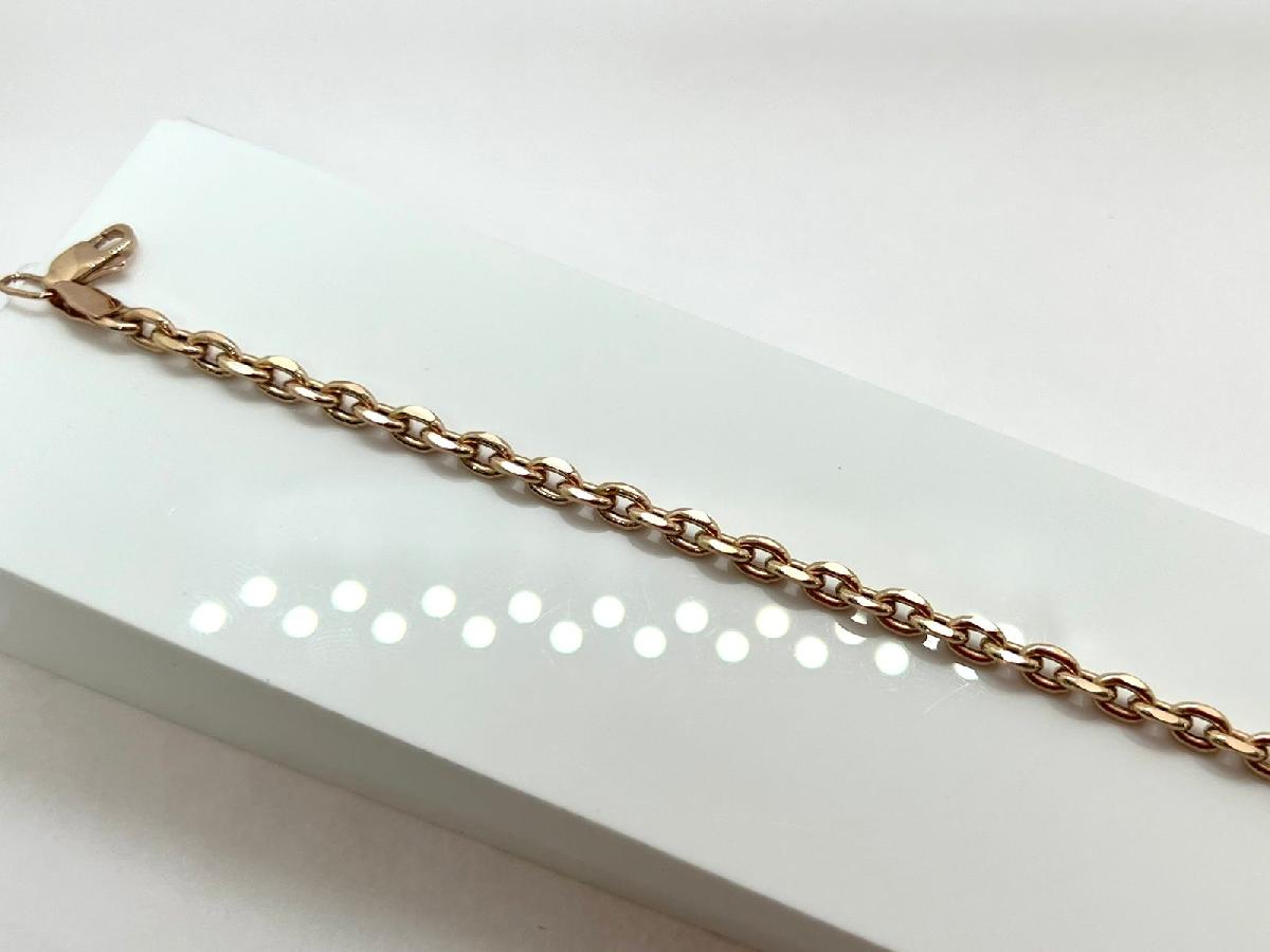 БРАСЛЕТ ПУСТОТЕЛЫЙ Якорное (Au 585)