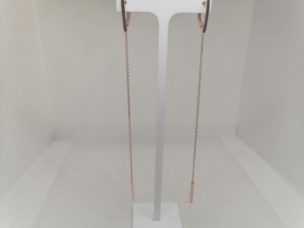 СЕРЬГИ БЕЗ КАМНЯ (Au 585)